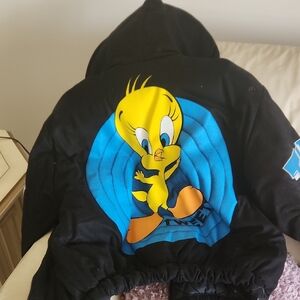 Black Tweety Bomber Jacket.
